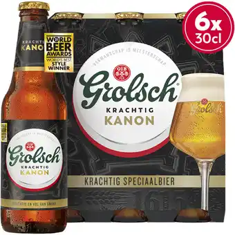 Albert Heijn Grolsch Krachtig kanon speciaalbier 6-pack aanbieding