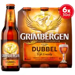 Albert Heijn Grimbergen Dubbel 6-pack aanbieding