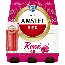 Albert Heijn Amstel Rosé bier 6-pack aanbieding