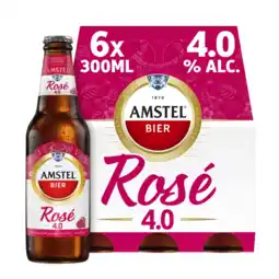 Albert Heijn Amstel Rosé bier 6-pack aanbieding