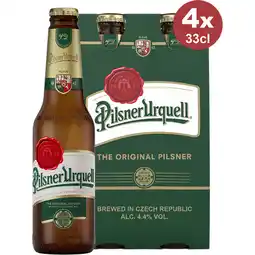Albert Heijn Pilsner Urquell The original pilsner 4-pack aanbieding
