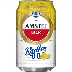 Albert Heijn Amstel Radler citroen 0.0 bier aanbieding