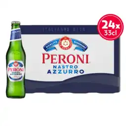 Albert Heijn Peroni Nastro azzurro Italiaans bier krat aanbieding