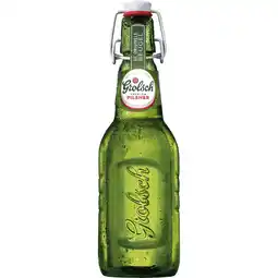 Albert Heijn Grolsch pils beugel uit krat fl aanbieding