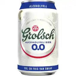 Albert Heijn Grolsch 0.0% Alcoholvrij bier aanbieding