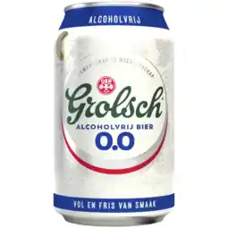 Albert Heijn Grolsch 0.0% Alcoholvrij bier aanbieding
