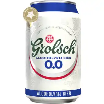 Albert Heijn Grolsch 0.0% Alcoholvrij bier aanbieding