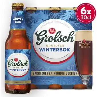 Albert Heijn Grolsch Winterbok speciaalbier 6-pack aanbieding