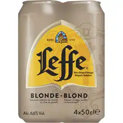 Albert Heijn Leffe Blond abdijbier 4-pack aanbieding