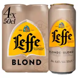 Albert Heijn Leffe Blond abdijbier 4-pack aanbieding