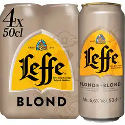 Albert Heijn Leffe Blond abdijbier 4-pack aanbieding