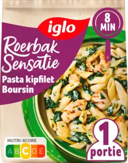 Albert Heijn Iglo Roerbak sensatie pasta kipfilet aanbieding
