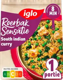 Albert Heijn Iglo Roerbak sensatie south Indian curry aanbieding