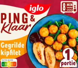 Albert Heijn Iglo Ping & klaar gegrilde kipfilet aanbieding