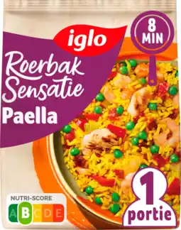 Albert Heijn Iglo Roerbak sensatie paella aanbieding