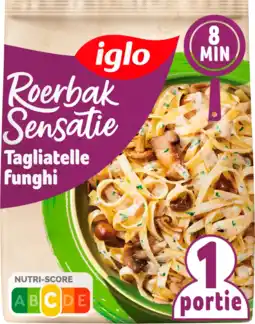 Albert Heijn Iglo Roerbak sensatie tagliatelle funghi aanbieding
