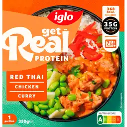 Albert Heijn Iglo Protein red Thai chicken curry aanbieding