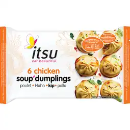 Albert Heijn Itsu Chicken soup dumplings aanbieding