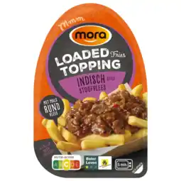 Albert Heijn Mora Loaded friet Indische stoof aanbieding