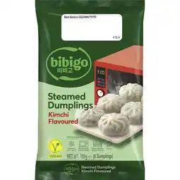 Albert Heijn Bibigo Steamed dumplings kimchi flavour aanbieding
