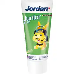 Albert Heijn Jordan Tandpasta Junior 6-12 jaar aanbieding