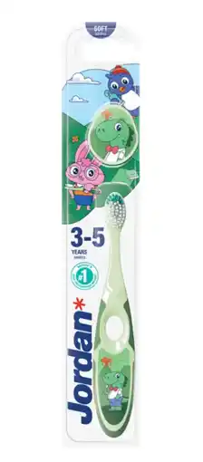 Albert Heijn Jordan Step by step tandenborstel 3-5 jaar soft aanbieding