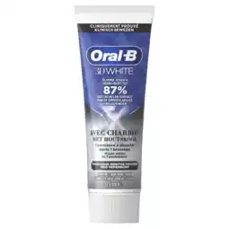Albert Heijn Oral-B 3D White met houtskool tandpasta aanbieding