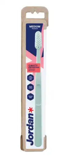 Albert Heijn Jordan Green clean medium tandenborstel aanbieding