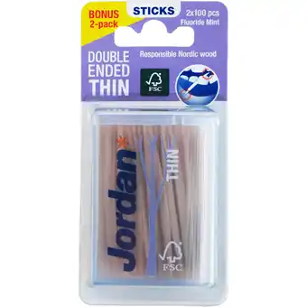 Albert Heijn Jordan Dental stick thin duopack aanbieding