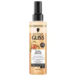 Albert Heijn Gliss Anti- klitspray total repair aanbieding