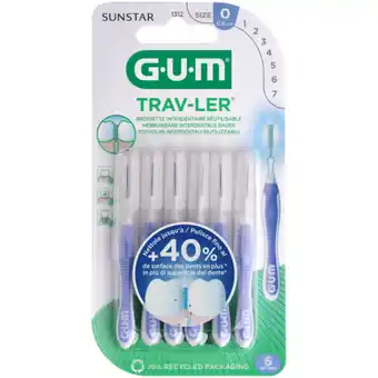 Albert Heijn GUM Trav-ler 0,6 mm lavender aanbieding