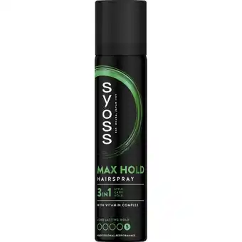 Albert Heijn Syoss Styling hairspray max hold aanbieding