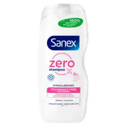 Albert Heijn Sanex Shampoo zero% gevoelige huid parfumvrij aanbieding