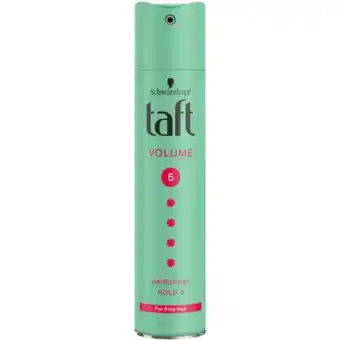 Albert Heijn Taft Hairspray volume mega strong aanbieding