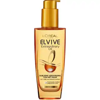 Albert Heijn L'Oréal Paris Elvive Extraordinary oil haarolie aanbieding