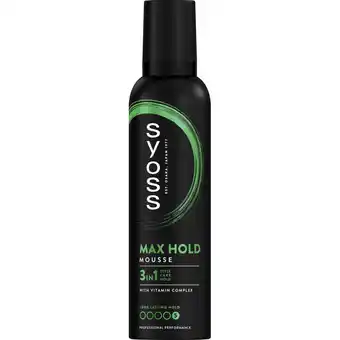 Albert Heijn Syoss Styling mousse max hold aanbieding