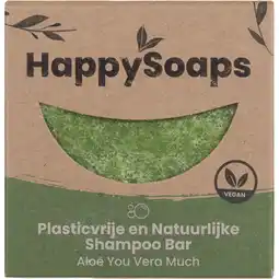 Albert Heijn HappySoaps Shampoo bar aloë you vera much aanbieding