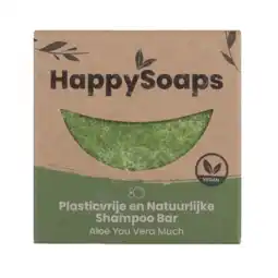 Albert Heijn HappySoaps Shampoo bar aloë you vera much aanbieding