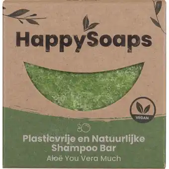 Albert Heijn HappySoaps Shampoo bar aloë you vera much aanbieding