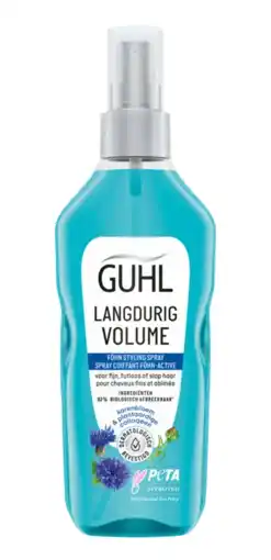 Albert Heijn Guhl Landurig volume föhn spray aanbieding