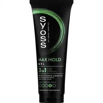 Albert Heijn Syoss Max hold gel aanbieding