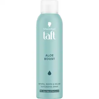 Albert Heijn Taft Aloe boost texturizing spray aanbieding