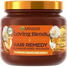 Albert Heijn Loving Blends Hair remedy argan & camelia masker aanbieding