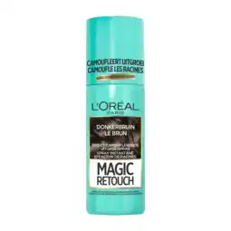 Albert Heijn L'Oréal Magic retouch uitgroeispray donkerbruin aanbieding
