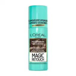Albert Heijn L'Oréal Magic retouch uitgroeispray middenbruin aanbieding