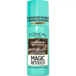 Albert Heijn L'Oréal Magic retouch uitgroeispray middenbruin aanbieding