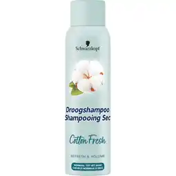 Albert Heijn Schwarzkopf Cotton fresh droogshampoo aanbieding