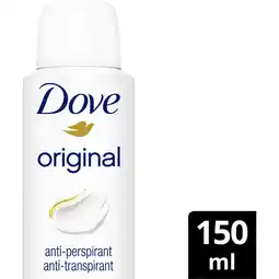 Albert Heijn Dove Original deodorant spray aanbieding