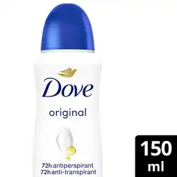 Albert Heijn Dove Original deodorant spray aanbieding