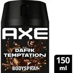 Albert Heijn Axe Dark temptation deodorant bodyspray aanbieding